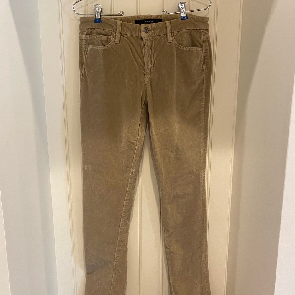 Joe's Low Rise Velvet Pants